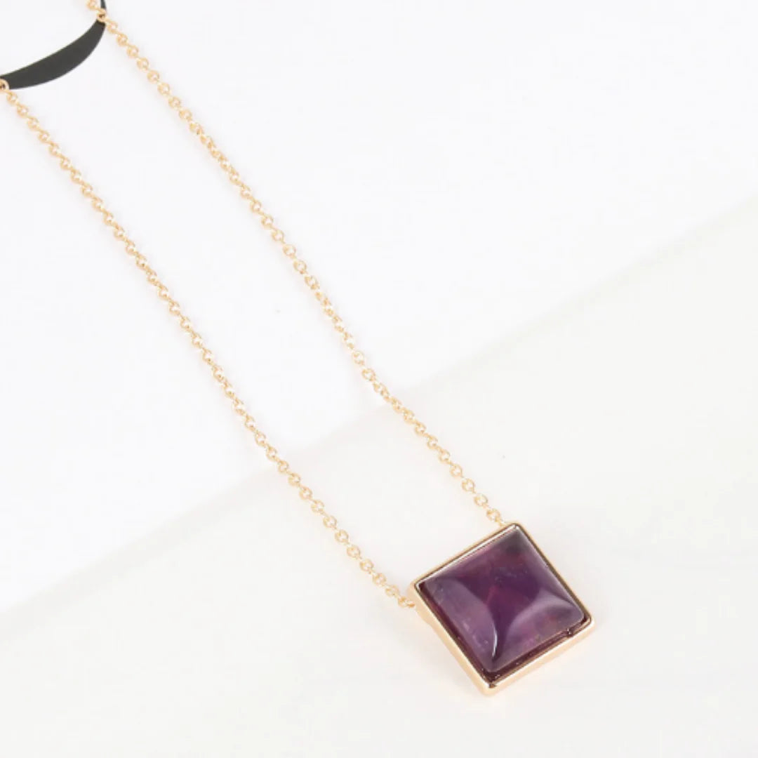 Square Drop Necklace