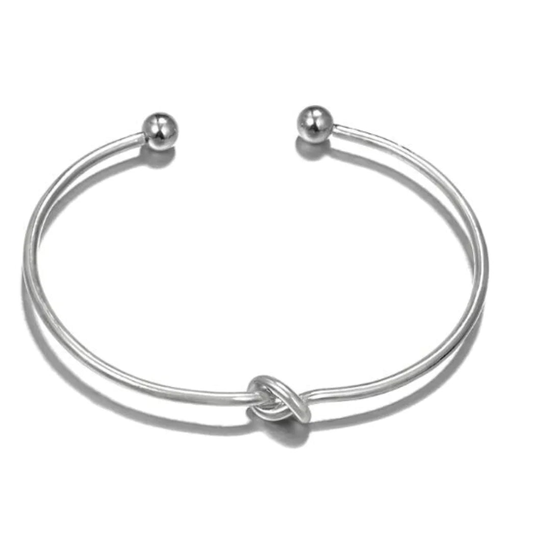 Stacked Bracelet Set #7 Silver