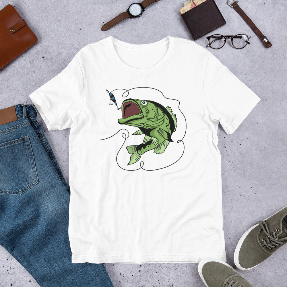 Bass Fishing Unisex t-shirt
